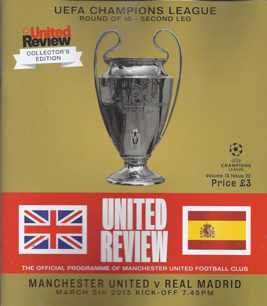 Manchester United FC v Real Madrid